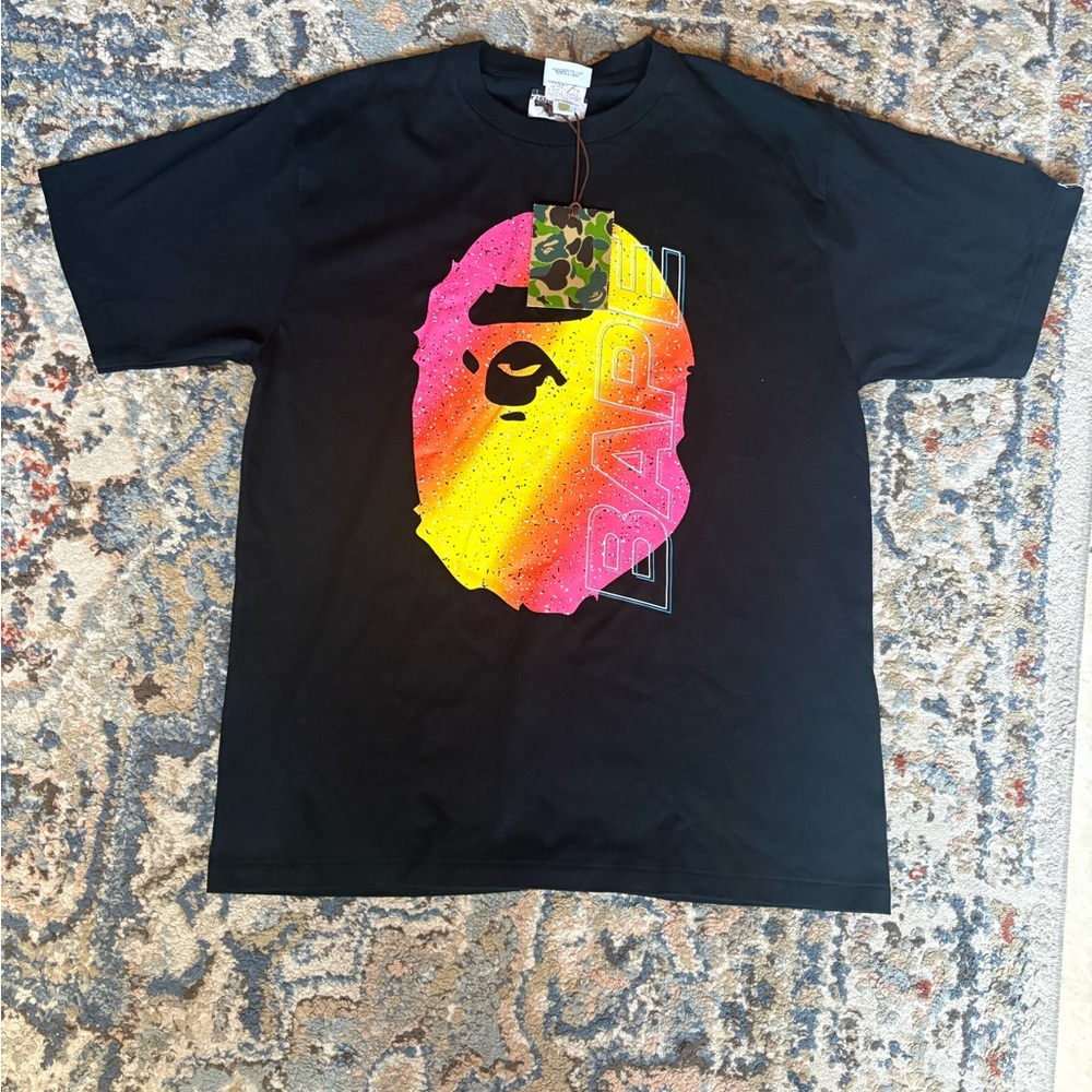 Electro Neon BAPE tee